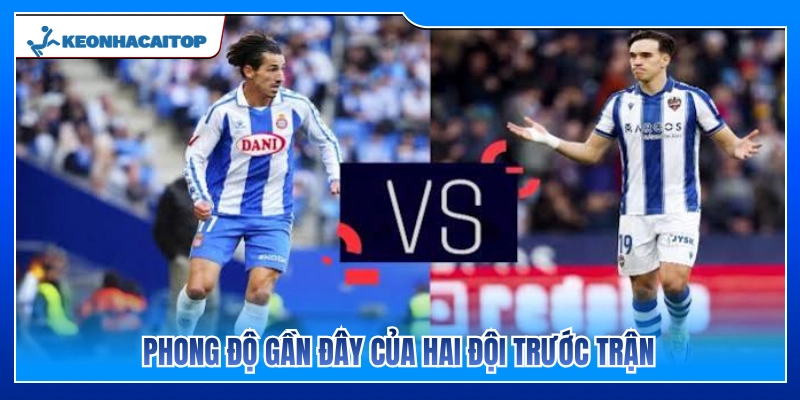 Phong độ thi đấu gần đây của hai đội 